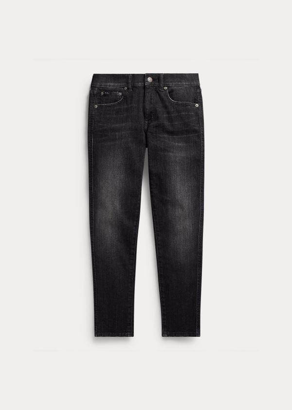 Jeans Polo Ralph Lauren Mujer Negros Azules - Tompkins Skinny Crop - AZRET3650